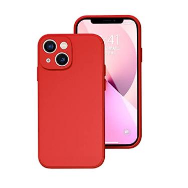 Imagem de para iPhone 14 13 11 12 Pro Max Mini Original Square Liquid Silicone Phone Case para XR XS 7 8 SE 14 Plus 14 Pro Protection Case, vermelho, para iPhone XR