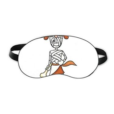 Imagem de Egypt Mummy Horus Chapéu de cachorro Sleep Eye Shield Soft Night Vlindfold Shade Cover
