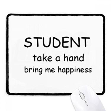 Imagem de Mousepad de borracha para jogos Student Take A Hand Bring Me Happiness