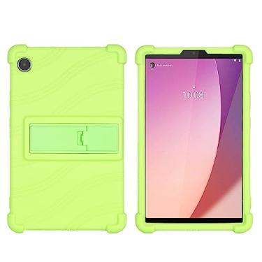Imagem de QYiiD Capa para Lenovo 8.0 polegadas Tab M8 Gen 3 2022/ M8 HD LTE 2021/ M8 HD/Smart Tab M8/M8 FHD 2019 TB-8705F, capa de silicone para crianças à prova de choque macia de borracha para Lenovo Tab M8