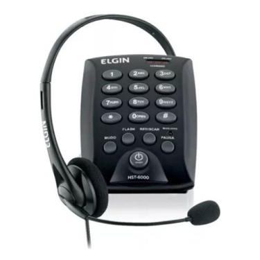 Imagem de Telefone Headset Telemarketing Telefonista Elgin Redesete - A.R Varied