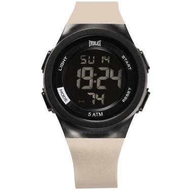 Imagem de Relógio Everlast Masculino Digital A Prova D'Agua Resistente, Preto/Ro