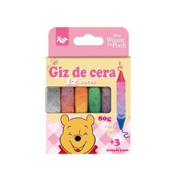 Imagem de Giz de Cera Ursinho Pooh Ponta Dupla - Dac