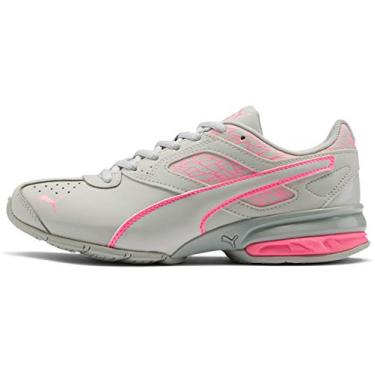 Imagem de PUMA Tênis de corrida infantil Tazon 6 Wov Ps, Cinza, 18