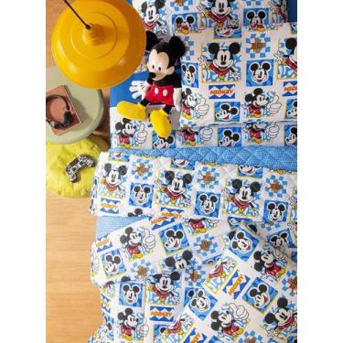 Imagem de Edredom INFANTIL MICKEY MINNIE dupla face algodão - SAFIRA ENXOVAIS, M
