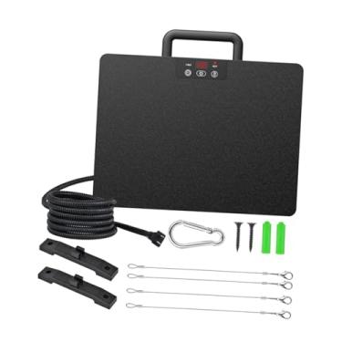 Imagem de Fenteer Aquecedor de galinheiro portátil para animais de estimação, aquecedor de temperatura ajustável com eficiência energética, chocadeira, lâmpada de