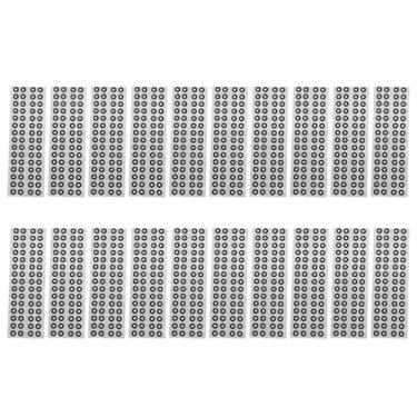 Imagem de Luocute 1200 Pcs 3,0 Mm Marcador de Varredura 3D para Scanner 3D, Rastreando Marcadores de Ponto de Referência de Pontos, 3mm ID 7mm od Mato Mato Rastreamento Adesivo DOT Ponto de