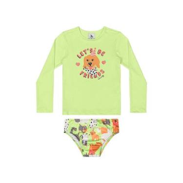 Imagem de Biquíni Manga Longa FPS +50 Quimby, Verde, 8