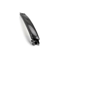 Imagem de Interior do carro esquerda direita maçaneta da porta decorativa chrome guarnição capa tira Compatível com landrover/discovery sport 2015-2019 lr076101 lr076102(Carbon handle right)