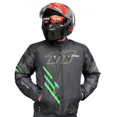 Imagem de Jaqueta Masculina X11 Iron 3 Sporadic Verde Impermeável, Preto verde, 
