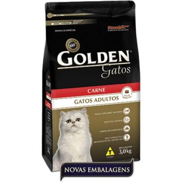 Imagem de Ração Golden para Gato Adulto - Carne - 3kg