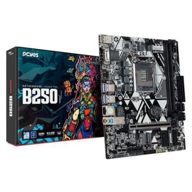 Imagem de Placa Mãe Pcyes B250 Lga 1151 2Xddr4 (Max 64Gb) M.2 Nvme 4Xusb 3.2, 2X