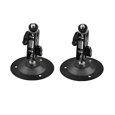 Imagem de Suporte de suporte flexível QMseller 2 peças com base redonda para câmera CCTV