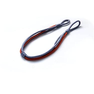 Imagem de Suportes de cortina Laços de cortina de corda de algodão simples gravatas de cortina de combinação e combinação de duas cores da moda, T4,4 pcs