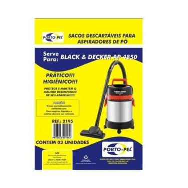 Imagem de Saco aspirador Black e decker AP 4850 - 3 und (REF.2195) - PORTO-PEL