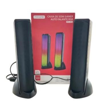 Imagem de Caixa de som gamer alto falante rgb 20w - TOMATE