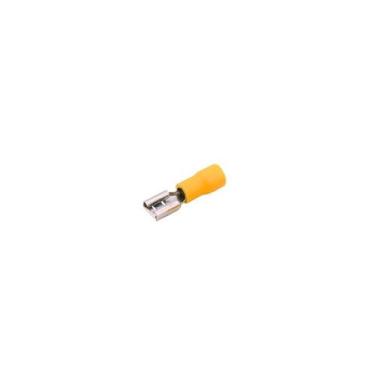 Imagem de Terminal Conector Pré-Isolado Fêmea PZ-FDV5-250 4 - 6mm Amarelo 100 Pe