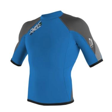 Imagem de O'Neill Wetsuits Superfreak 0,5 mm gola redonda de manga curta, preto/grafite/festival, GG