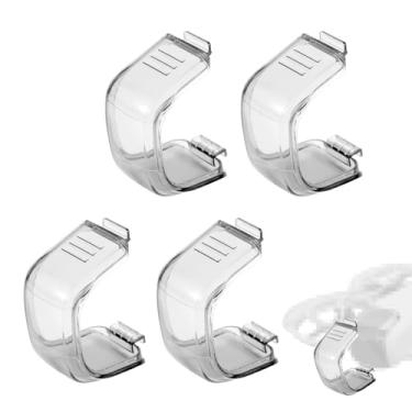 Imagem de Tinoaly 4un Tampas Lente para DJI Neo, Capa Protetora Antirriscos para Gimbal Acessório Caixa de Lente Protetora à Prova Poeira Compatível com DJI Neo (Preto Transparente)