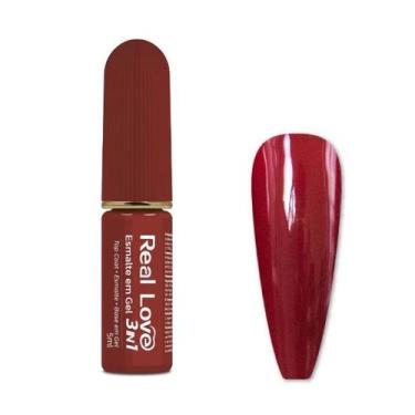 Imagem de Esmalte em gel 3 em 1 5ml cor 51 real love