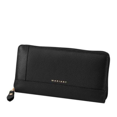 Imagem de Carteira Feminina Couro Bovino Rg Cartão Zíper Mariart 552N