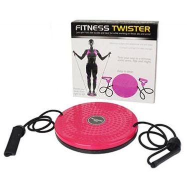 Imagem de Disco De Exercicio Corporal Equilibrio Com Elastico Corda Academia Em Casa Roda Exercicio Twist De Torção Pilates Yoga M