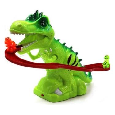 Imagem de Toy Dinosaur Tunnel Slide pré-histórico com luzes e música - Lightbek 