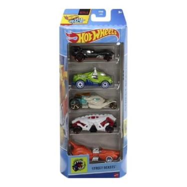 Imagem de Hot Wheels Pacote 5 Veículos Street Beasts - Mattel