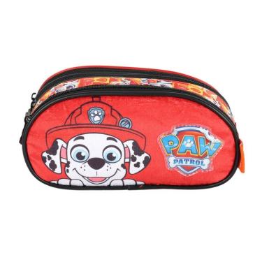 Imagem de Estojo Infantil Escolar Triplo - Patrulha Canina - Marshall - Luxcel