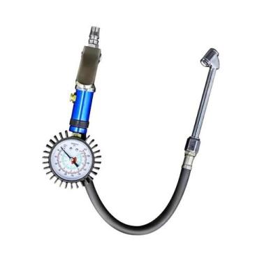 Imagem de Pistola Infladora De Pneus Auto-Adaptável De 12 Polegadas Com Medidor 