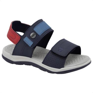 Imagem de Papete Sandália Infantil Klin Line Play Moderna Tiras Autocolantes Confortável-Feminino