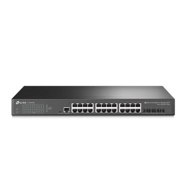 Imagem de Switch Gerenciável L2+ 24 Portas TP-LINK TL-SG3428X Gigabit 10/100/1000Mbps + 4 Slots