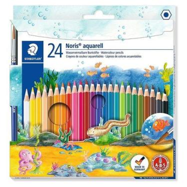 Imagem de Lapis De Cor  Noris Aquarelável   Club 24 Cores - Staedtler - Staedtle