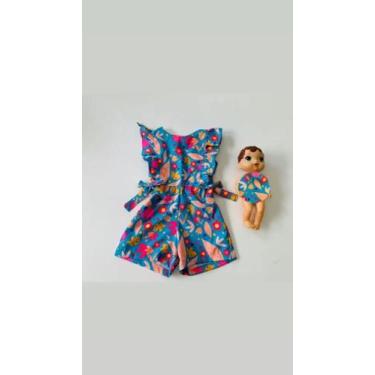 Imagem de Macaquinho Infantil Menina com roupa da boneca  - Colorêkids, 2