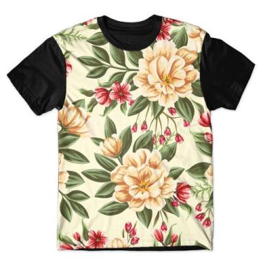 Imagem de Camiseta As Braba Masculina Flores Full Print