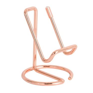 Imagem de 2 peças simples universal tablet computador suporte para celular suporte para celular suporte para mesa (Rosa ouro)