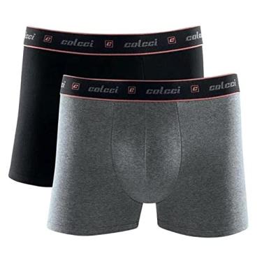 Imagem de Kit 2 Cueca Boxer Colcci Masculina Cotton Cós Elástico Preto M