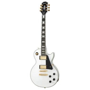 Imagem de Guitarra Epiphone Les Paul Custom Aw-Alpine White