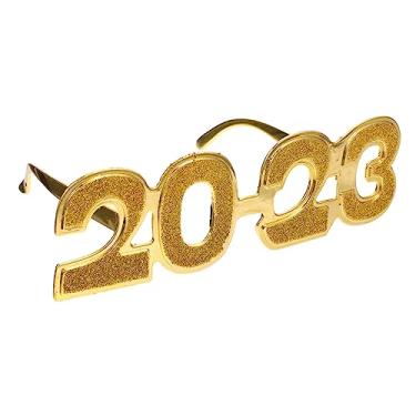 Imagem de Gadpiparty 5 Pares 2023 óculos digitais óculos de sol engraçados óculos coloridos decoração presentes para estocagem lembrancinhas de ano óculos de ano modelagem adereços decorações