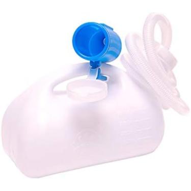 Imagem de Garrafas De Urina Para Homens, Banheiros De Acampamento De 3000 Ml Para Adultos Suporte Grande De Plástico Para Xixi Com Tampa E Tubo De 1,6 M Garrafa De Mictório Portátil Para Viagem Garrafas De