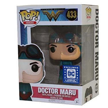 Imagem de Funko Pop! do filme da Mulher Maravilha da DC – Boneco exclusivo do Doutor Maru da Legião de Colecionadores (acompanha caixa protetora pop)