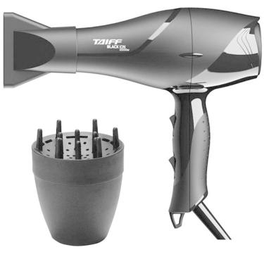 Imagem de Kit Taiff - Secador Profissional Black Ion 2000W 220V + Difusor De Ar Smart