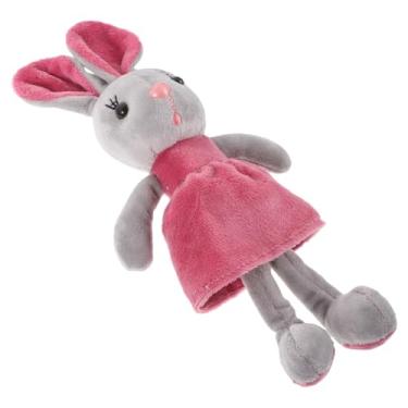 Imagem de 3 Pecas chaveiro de pelúcia chaveiros de mochila chaveiro coelho de pelúcia decoração chaveiro de coelho chaveiro de carro boneca decorar decorações garota roxo