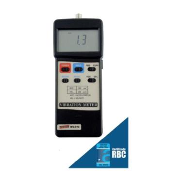 Imagem de Medidor Vibração Digital Maquinas Peak Hold Rs-232 Sensor Mv-670 Portátil Instrutherm C...