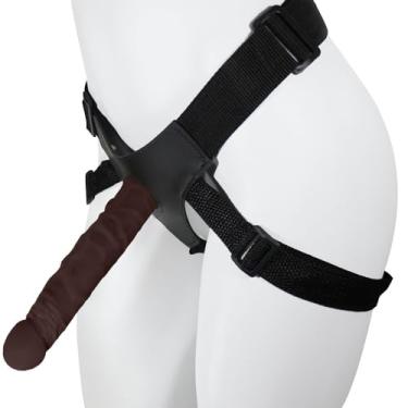 Imagem de Cinta Peniana com Pênis Realístico Protheus 24 x 4cm Marrom