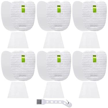 Imagem de Aryavos Substituição de filtro para foguete de tubarão Zero-M bastão com cordão ultraleve HV345 ZS350 ZS350C ZS351C ZS352 UV480, peça de substituição # XPMFK320 e 1084FTV320, 6 pré-filtros de espuma e feltro e 6 pós-filtros