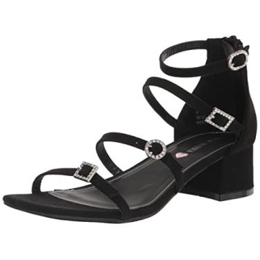 Imagem de Steve Madden Girls Shoes Sandália infantil unissex de salto tarly, Preto, 5 Big Kid