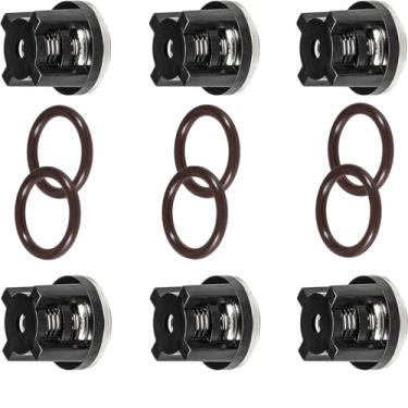 Imagem de Kit de substituição de válvulas de retenção de bomba de água AR1828 para Annovi Reverberi 18 mm XR RK RKA RKV 70-0179, 18 mm, novas válvulas e anéis de vedação AR1828 kit de água