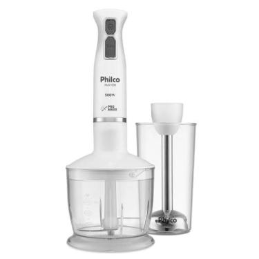 Imagem de Mixer Philco 4 Lâminas Pro Maxx 2 E 1 - 500w Cor Branco, 220V