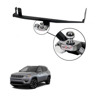 Imagem de Engate Reboque Jeep Compass S 2020 2021 2022 Transbike Fixo - Enforth